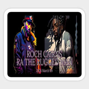 Roch Cairns Rugged Man Tapestry 2 Sticker